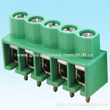 305 Series Terminal Block with Polyester UL94V-0 Housing and 250V AC Operating Voltage, 5mm 2-24pin